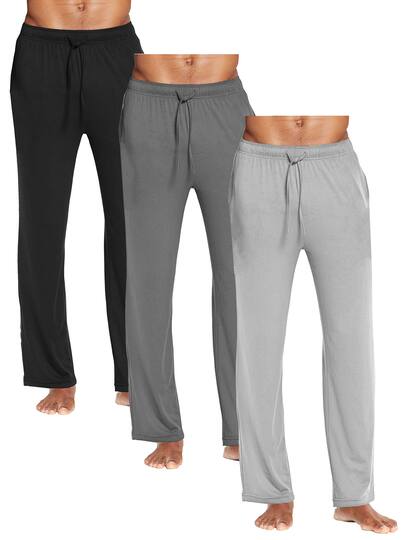 Galaxy by Harvic Men's Classic Lounge Pants 3 Pack